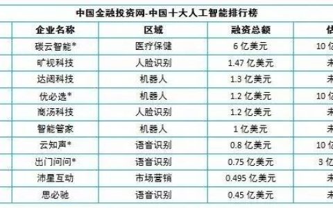 中国排名前十的AI(人工智能)创业公司-DigiMax
